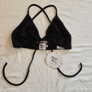 Princess Polly Charcoal Triangle Bralette
